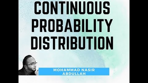 Continuous Probability Distribution