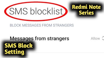 How to Block SMS in Redmi Note 4, 5, 6, 7, 11, 12, Pro