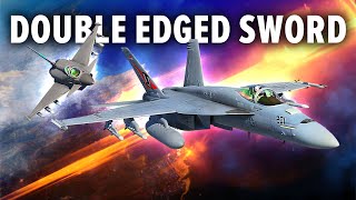 F/A18 Super Hornet VS Eurofighter Typhoon Dogfight | DCS World