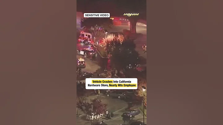 Vehicle Crashes Into California Hardware Store, Nearly Hits Employee