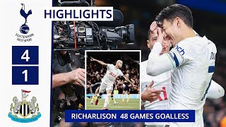 Tottenham Vs Newcastle (4-1) | Extended Highlights | Richarlison's Jinx Broken & Son Goal!