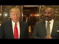 Steve Harvey Speaks Up After Receiving Backlash For Meeting With Donald Trump