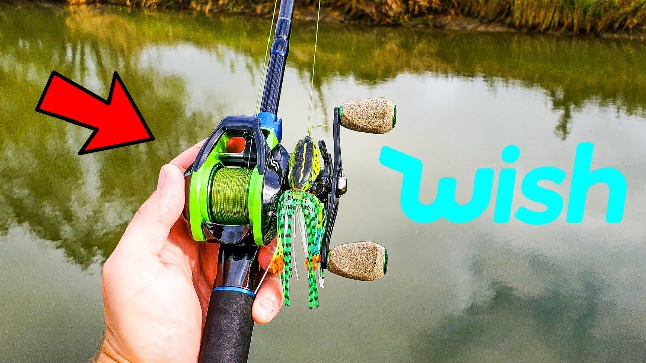 Wish App Fishing Challenge (Rod, Reel, Line, Lures) 