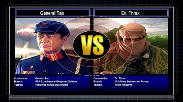 C&C General The End of Days Mod General Tao VS Dr.Thrax Hard Mode #2