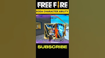 OB47 Update Free Fire New Koda Character Ability 🤔 | New Koda Character Ability Test