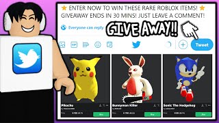 I gave away Roblox items that didn't exist! (People actually wanted them)