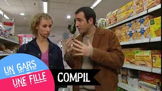 Un gars une fille - au supermarché - compilation