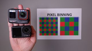 Pixel Binning - Quad Bayer Sensor - Clarity Zoom and much much - insta360 ace pro and dji action 4