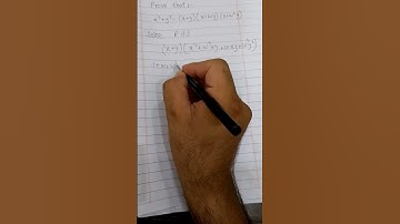 Prove that x3+y3 is equal to (x+y)(x2-xy+y2) #maths #theories of #quadraticequation