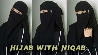 Hijab With Niqab🤍 || Simple And Easy Hijab/Niqab Style
