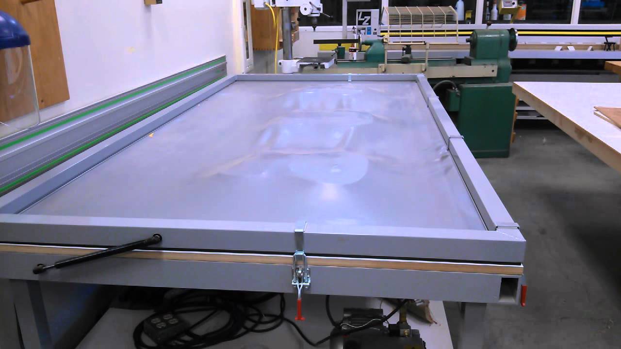 Glueing up tops in the vacuum bag YouTube