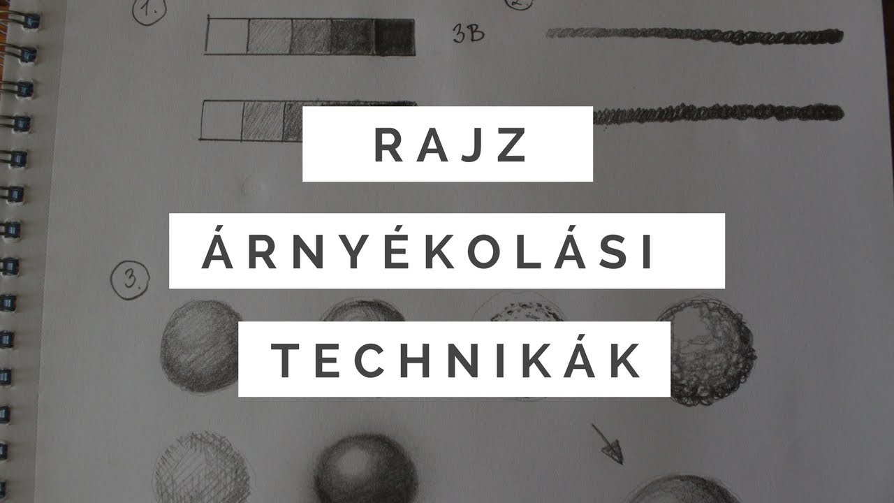Rajz - Árnyékolási technikák | Vida Ágnes