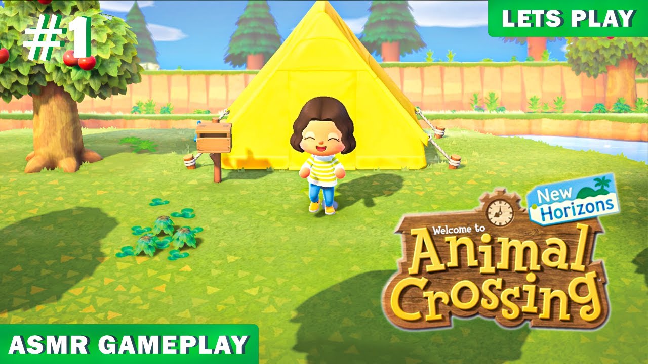 ANIMAL CROSSING: NEW HORIZONS - The first 30 Minutes!! - Whispered