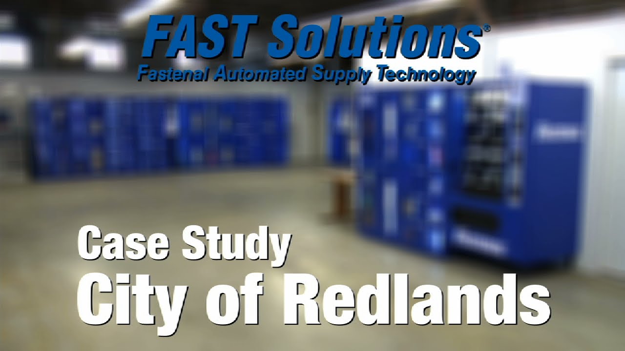 Fastenal Case Study with City of Redlands YouTube