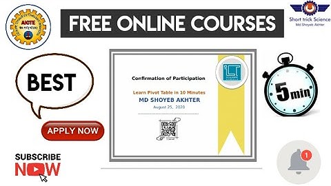 ICT Academy Free Courses with free certificate | |#Short_trick_Science