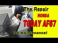 Honda Today AF67 scooter　Gear oil change and spark plug change.|ホンダToday【AF67】のギアオイルとスパークプラグの交換