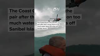 U.S. Coast Guard rescues man and dog in Florida during Hurricane Helene
