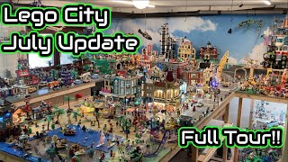 Lego City Update #5 July 2020 Full Tour! New Additions & Future Plans!