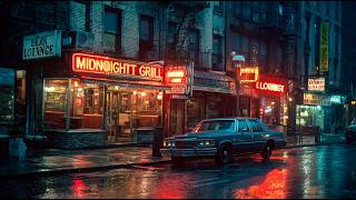 Rainy Night Drive 🌧️ | 80s American City Vibes &amp; Synthwave Music