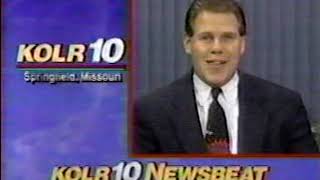 Kolr-Tv Ch 10 Cbs Springfield Mo Kolr 10 Newsbeat At Ten & Promos Back In The Winter Of 1992