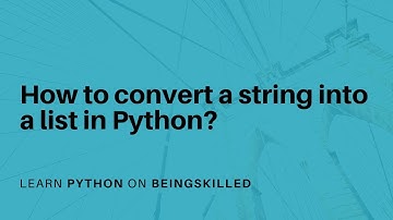 How to convert a string into a list in Python?