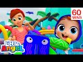 Getting Ready for Swimming Lessons + Baby Shark Songs | Little Angel Kids Songs &amp; Nursery Rhymes