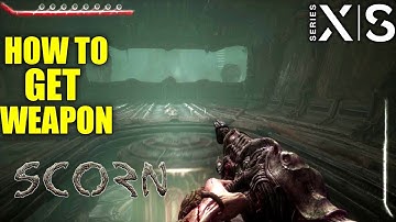 SCORN How to Get Weapon | Scorn First Weapon | Scorn How to Get Gun | Scorn Gun | Scorn Weapon