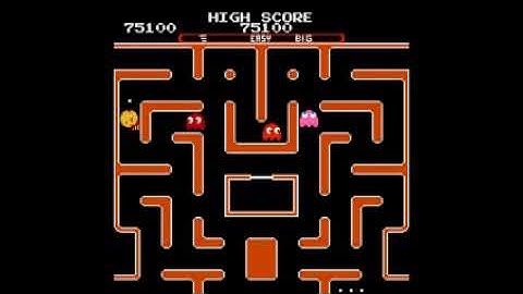 ALL Easy Big Mazes - Ms. Pac-Man (Tengen) (NES)  - Vizzed.com GamePlay