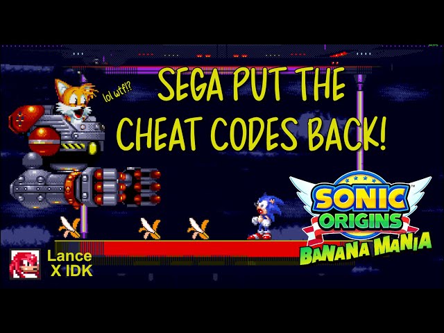 Every Cheat Code in Sonic Origins