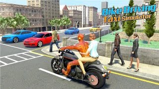Super Hero Bike Taxi  Simulator | Bike Driving Games | Best Android Mobile Gamplay | Game Lovers screenshot 2