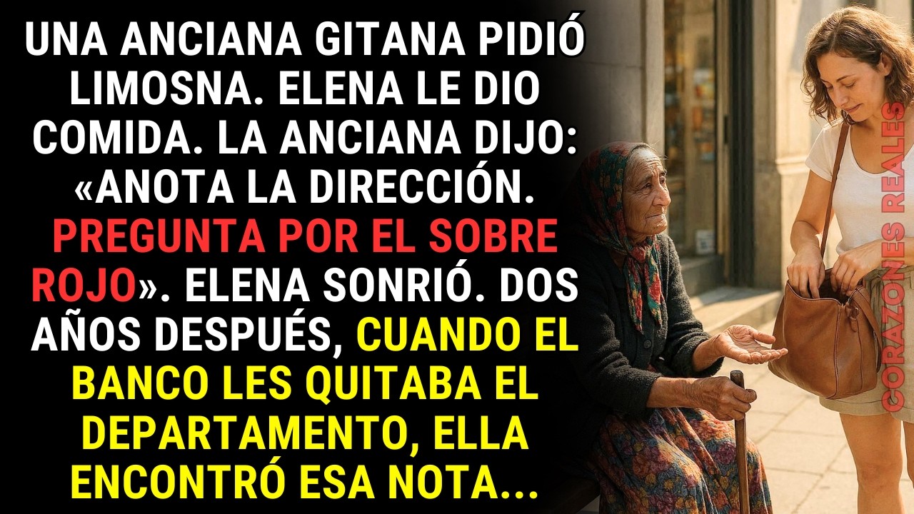 Una gitana le dijo: «Anota esta dirección. La necesitarás». Elena sonrió. Dos años después…
