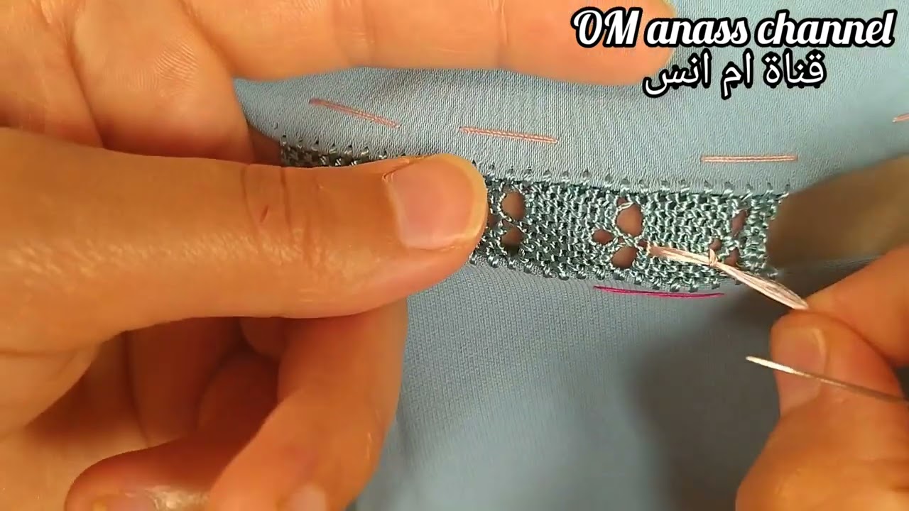 راندة خفيفة ومطروزة خدميها على طول جلابة والقفطان مع ام انس