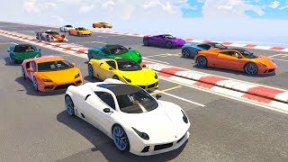 16 PLAYER CHAOS! - GTA 5 Funny Moments #698