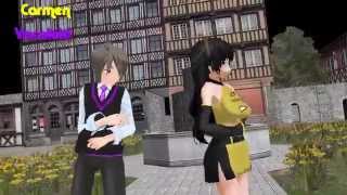 MMD Vocaloids Amanda y Jason Anything You Can Do