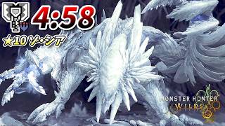 【解説付き】超強化された『★10 ゾ・シア』を4分台で討伐するチャアクが強すぎる【モンハンワイルズ】