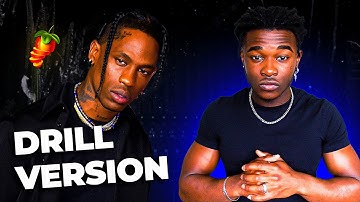 What If "FE!N" By Travis Scott Was On A UK Drill Beat (FL Studio Tutorial)