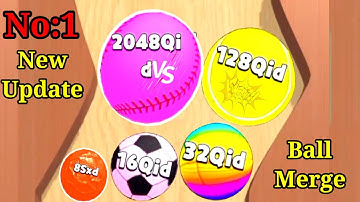 Blob Merge 3D | different shape changing lock 🔐 2048ball in blob merge 3d video games new update #12