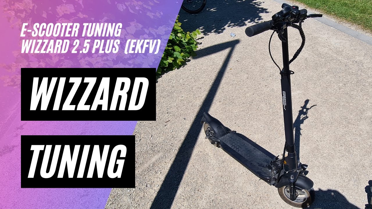 🛴 Wizzard 2 5 Plus eKFV Tuning - YouTube