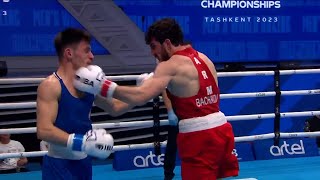 R16 (63.5KG) BACHKOV HOVHANNES (ARM) vs KANLI BILGE KAGAN (TUR)| IBA World Boxing Championships 2023