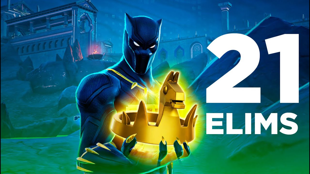 21 Elims con mi nueva skin - YouTube