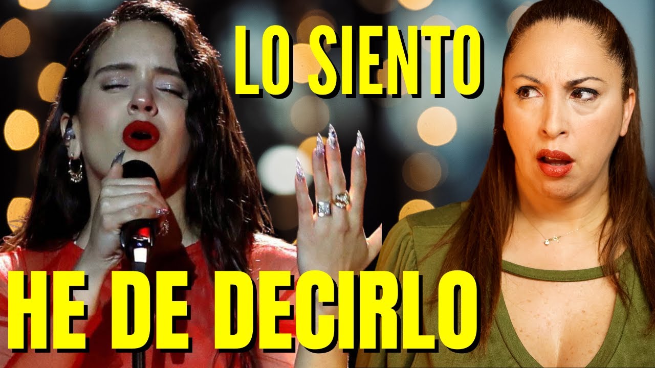 ROSALIA | Soy la UNICA QUE LO PIENSA? | Vocal Coach REACTION & ANALYSIS