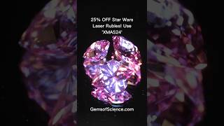 'Star Wars' laser rubies 25% off through Christmas!  Code 'XMAS24' #gems #science #history #lasers