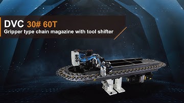 DVC 30# 60T Gripper type chain magazine with tool shifter