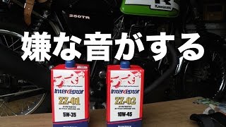 250TRのエンジンから嫌な音がする／ニューテックオイルってどうよ