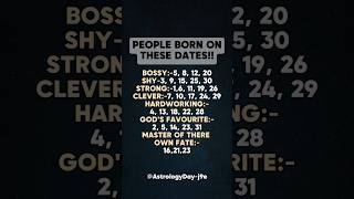 The Secret Of Zodiac Signs Born On These Days #zodiac #zodiacsigns #astrology #horoscope #tarot