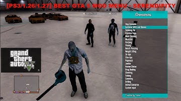 ►[GTA 5] [SPRX] (1.25) : Best MOD MENU - SERENDIPITY 2.0 (PS3 DEX)