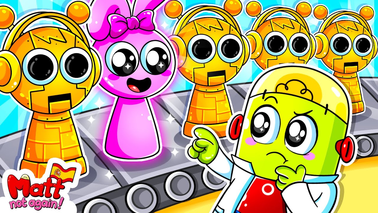 Imita y cópiame, Sprunki 😂Matt, ¿dónde está el verdadero Sprunki? | Dibujos Animados Para Niños Matt