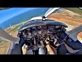 Piper PA-28 Cherokee | POV Landing at Paphos Intl | Cockpit View GoPro & ATC | Approach to Shutdown