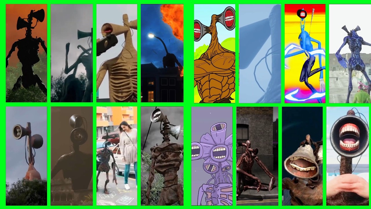 Scary Siren Head Moments Turn Into Coffin Dance 😂⚰️ #coffindance #sirenhead