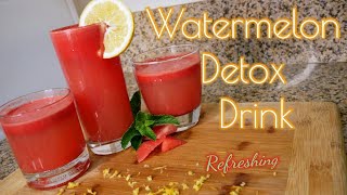 Watermelon Juice Drink for Juice Fasting | Weight Loss Juice | The simple way